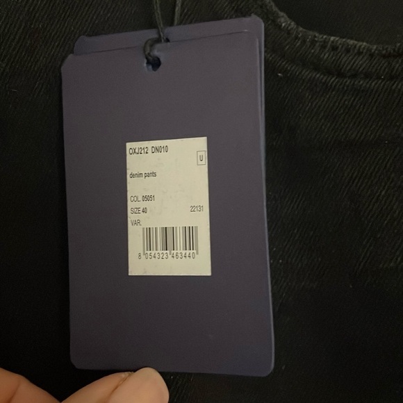 Cavalli Class black slim straight leg jeans sz 40 - Picture 4 of 9